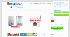 Desktop Screenshot of idrosar.com