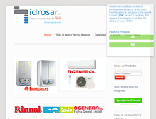 Tablet Screenshot of idrosar.com